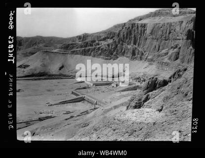 L'Egitto. Tebe al confine meridionale dell'Egitto. Tempio di Dier el Bahre Abstract/medio: G. Eric e Edith Matson Collezione fotografica Foto Stock