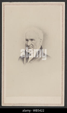 Elifelet Nott, presidente della Union College] / C. A. M. Taber, 99 State Street, Schenectady, N.Y Abstract/medio: 1 stampa fotografica : albume, su carte de visite monte ; 10.1 x 6.1 cm. Foto Stock