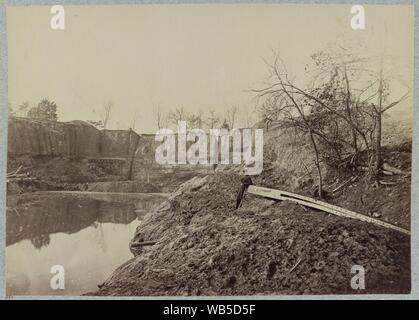 Gap olandese Canal, James River, Va., Novembre 1864 Foto Stock