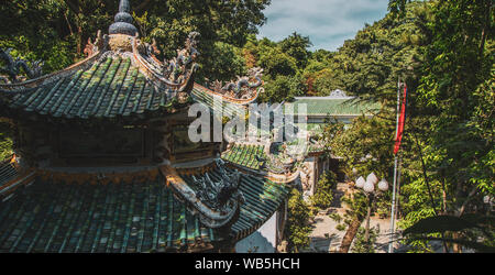 Montagne di marmo viste in Danang, Vietnam centrale Foto Stock