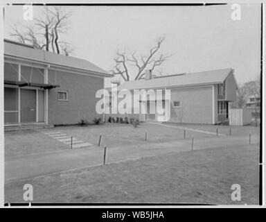 Episcopale Seminario teologico, facoltà house, Rev. e la Sig.ra Owen Thomas, San Giovanni, Cambridge, Massachusetts. Abstract/medio: Collezione Gottscho-Schleisner Foto Stock