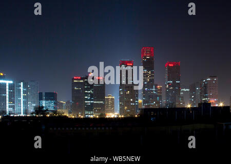 Yin Tai Center e Jian wai Soho da tutta thr river Foto Stock