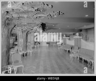 Essex House, colonnati. Abstract/medio: Collezione Gottscho-Schleisner Foto Stock