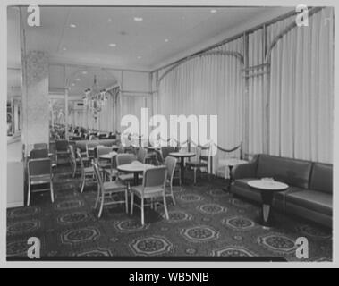 Essex House, colonnati. Abstract/medio: Collezione Gottscho-Schleisner Foto Stock