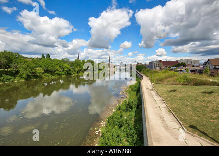 Centro storico della città di Cambridge, Ontario, Canada Foto Stock