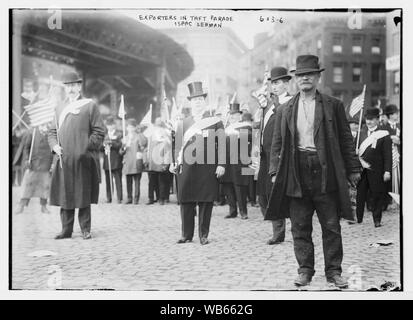 Gli esportatori di Taft Parade, Isacco Lehman [ossia Lehmann], [New York] Abstract/medio: 1, negativo : vetro ; 5 x 7 in. o inferiore. Foto Stock