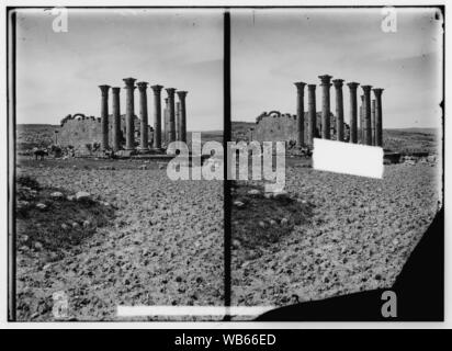 A est del Giordano e il Mar Morto. Il Tempio del Sole (Gerasa) Foto Stock