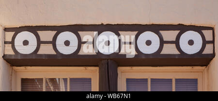 Dettagli esterni, Pattuglia di Confine Stazione, Naco, Arizona Foto Stock