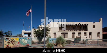Esterno, Pattuglia di Confine Stazione, Naco, Arizona Foto Stock