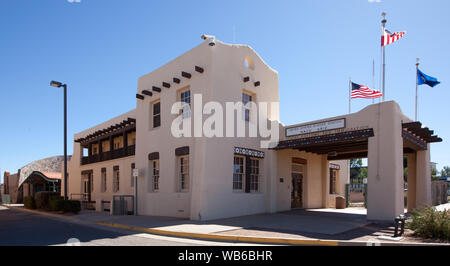 Esterno, Pattuglia di Confine Stazione, Naco, Arizona Foto Stock
