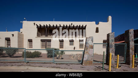 Esterno, Pattuglia di Confine Stazione, Naco, Arizona Foto Stock