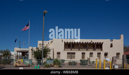 Esterno, Pattuglia di Confine Stazione, Naco, Arizona Foto Stock