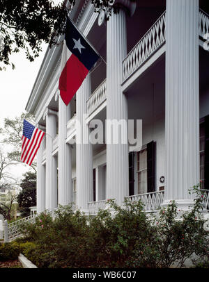 Esterno, Texas Governor Mansion, Austin, Texas Foto Stock