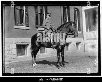 FORT MYER. FOLTZ, Federico S., LIEUT. Il colonnello, U.S.A. Abstract di cavalleria/medio: 1, negativo : vetro ; 5 x 7 in. o più piccolo Foto Stock