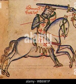 Edmund Ironside da Matthew Paris. Foto Stock