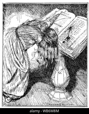 Edmund J Sullivan illustrazioni per il Rubaiyat di Omar Khayyam prima versione quartina-051. Foto Stock