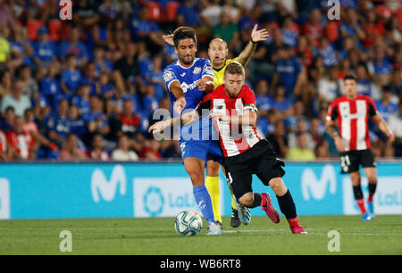 Athletic Club de Bilbao's Iker Muniain in azione durante la spagnola La Liga match tra Getafe CF e Athletic Club de Bilbao al Coliseum Alfonso Pérez, Getafe.(punteggio finale: Getafe CF 1:1 Athletic Club de Bilbao) Foto Stock