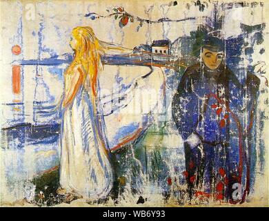 Edvard Munch - separazione (2). Foto Stock