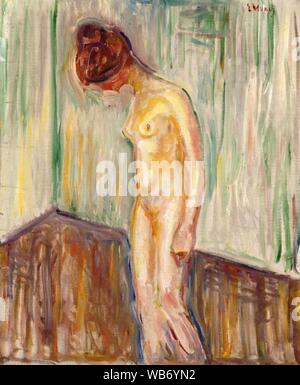 Edvard Munch - il pianto della donna. Foto Stock