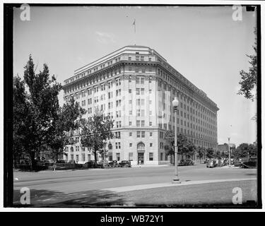 Federal Home Loan Bank Board. Bldg., 1° e ind. Ave, N.W. Abstract/medio: 1, negativo : vetro ; 4 x 5 in. o più piccolo Foto Stock