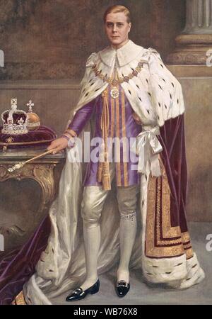 Edward VIII ritratto - 1936. Foto Stock