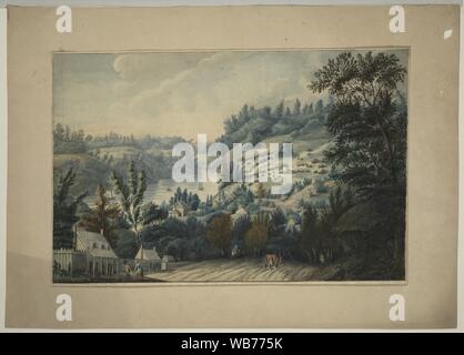 Edward Walsh - Queenstown, Canada superiore sul Niagara (a.k.a. Queenston, Ontario) scansione originale. Foto Stock