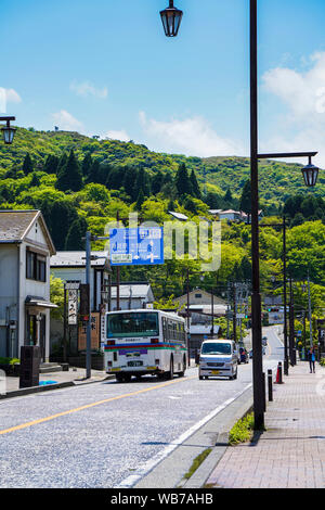 Hakone, Giappone, 10th, Maggio, 2018. Il paesaggio di Hakone. Hakone è una città nella Prefettura di Kanagawa, Giappone. Foto Stock