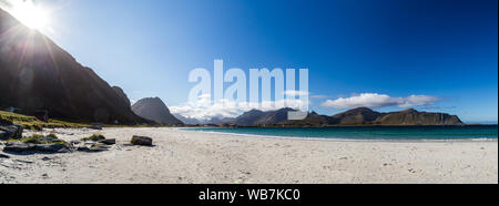 Viste delle isole Lofoten e dintorni, in Norvegia Foto Stock