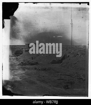 Fort Pulaski, Georgia. Vista interna Foto Stock