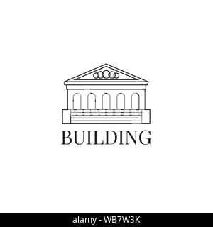 Costruzione di logo e icona di costruzione. Vettore di modello di progettazione. EPS10 Illustrazione Vettoriale