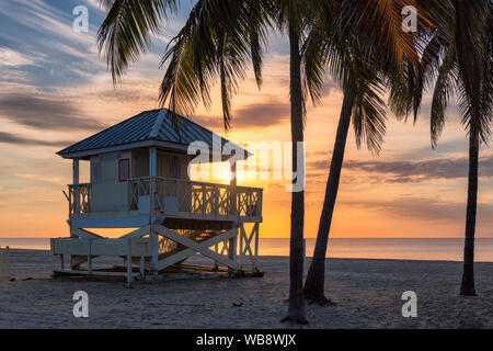 Miami Beach di sunrise Foto Stock