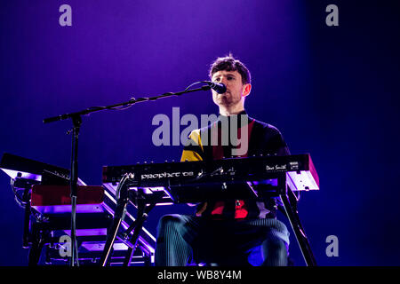 Biddinghuizen, Paesi Bassi 18 agosto 2019 James BLAKE esegue live at Lowlands Festival 2019 © Roberto Finizio/ Alamy Foto Stock