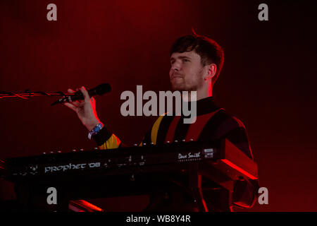 Biddinghuizen, Paesi Bassi 18 agosto 2019 James BLAKE esegue live at Lowlands Festival 2019 © Roberto Finizio/ Alamy Foto Stock