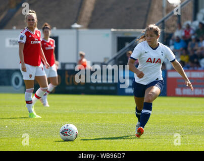 Boreham Wood, Regno Unito. 25 Ago, 2019. BOREHAMWOOD, Inghilterra - AGOSTO25: Kit di Graham del Tottenham Hotspur Ladies durante la partita amichevole tra le donne di Arsenal e Tottenham Hotspur a Prato Park Stadium il 25 agosto 2019 in Boreham Wood, Inghilterra azione di Credito Foto donne Credit: Azione Foto Sport/Alamy Live News Foto Stock