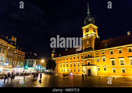 Castello reale nella Città Vecchia (Stare Miasto), Varsavia, Polonia Foto Stock