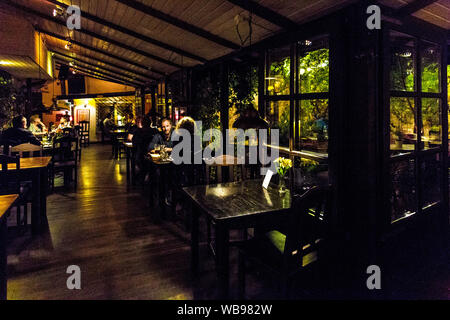 Pressione atmosferica interno di Kolanko n. 6 ristorante, Cracovia in Polonia Foto Stock