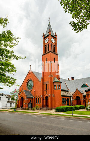 Prima Chiesa Evangelica Luterana, 404 Market Street, Mifflinburg, Pennsylvania Foto Stock