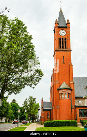 Prima Chiesa Evangelica Luterana, 404 Market Street, Mifflinburg, Pennsylvania Foto Stock