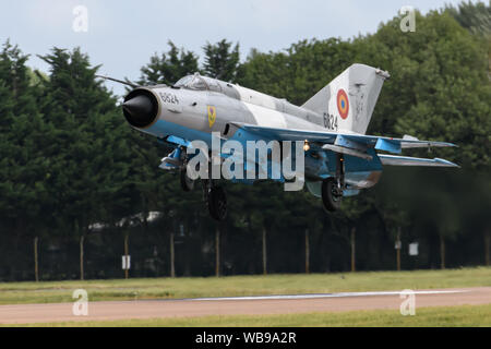 Romanian Air Force Mig-21 velivoli a getto Foto Stock
