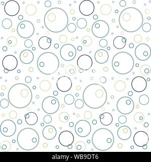 Seamless sfondo vettoriale con bolle Illustrazione Vettoriale