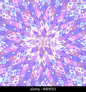 Abstract rotondi - sfondo colorato ipnotico psichedelico vettore circolare dal design forme geometriche Illustrazione Vettoriale