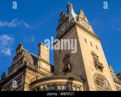 Architettura vittoriana nel cuore di Glasgow, Scozia. Foto Stock