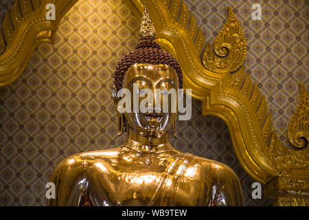 Golden Budda tempio a Bangkok in Tailandia Foto Stock