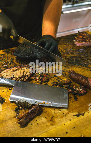 Texas Barbecue (barbecue) Foto Stock