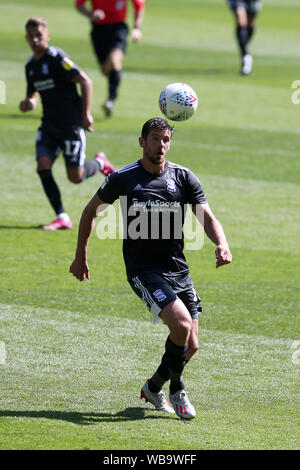 Swansea, Regno Unito. 25 Ago, 2019. Lukas Jutkiewicz di Birmingham City in azione. EFL Skybet partita in campionato, Swansea City v Birmingham City presso il Liberty Stadium di Swansea, Galles del Sud domenica 25 agosto 2019. Questa immagine può essere utilizzata solo per scopi editoriali. Solo uso editoriale, è richiesta una licenza per uso commerciale. Nessun uso in scommesse, giochi o un singolo giocatore/club/league pubblicazioni. pic da Andrew Orchard/Andrew Orchard fotografia sportiva/Alamy Live news Credito: Andrew Orchard fotografia sportiva/Alamy Live News Foto Stock