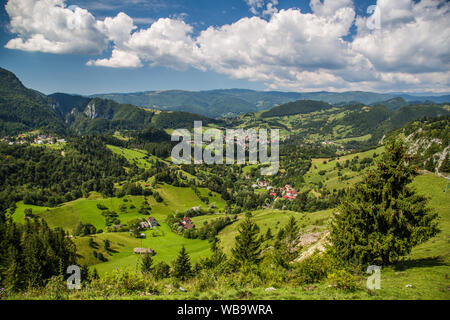 Transfagarasan road viste in Europa orientale la Romania Foto Stock