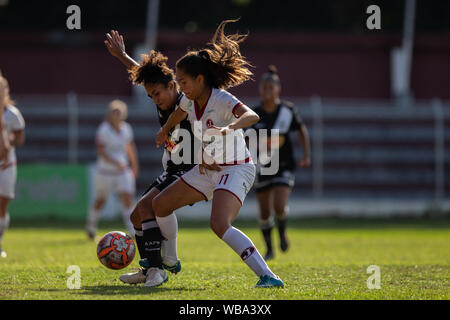 SÃO PAULO, SP - 25.08.2019: JUVENTUS X PONTE PRETA FUTEBOL FEMININO -  Paulista Women's Cionshonship - Juventus wins Ponte Preta 1-0 on Sunday  afternoon, 25 August. The was scored by Renata, one