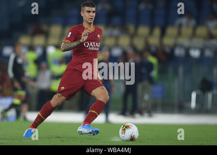 Roma, Italia. 26 Ago, 2019. Roma, Italia - 25 agosto 2019: MANCINI (ROMA) in azione durante la serie di una partita di calcio tra la Roma e Genova FC, allo Stadio Olimpico di Roma. Credit: Indipendente Agenzia fotografica/Alamy Live News Foto Stock