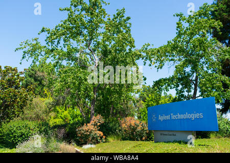 Agilent Technologies firmare all'entrata a Silicon Valley - Sede centrale Foto Stock