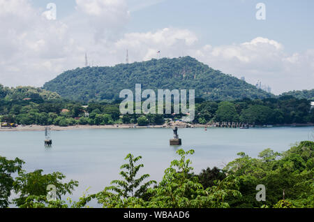 Vista del Ancon Hill dal 'Mirador de las Américas', un Foto Stock